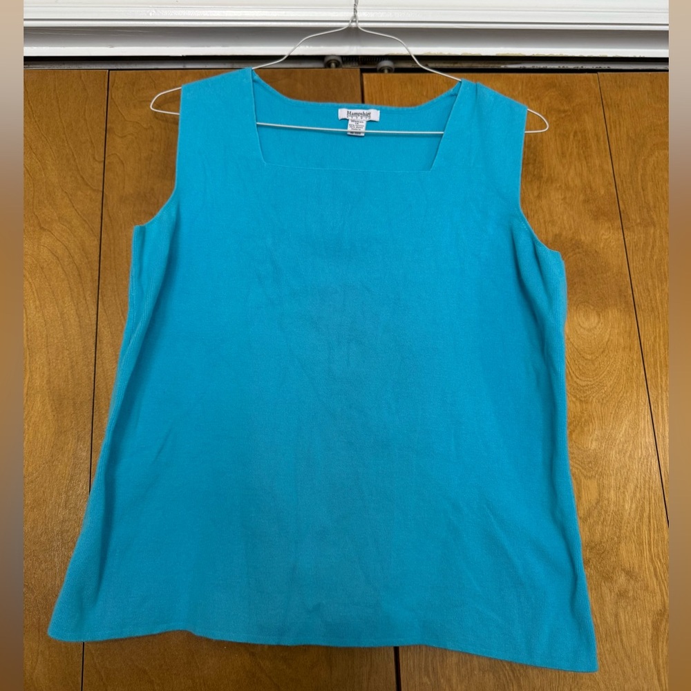 CLEARANCE Women's Blue Sleeveless Top 1X